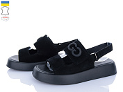 Босоножки A.N.I.One 4077GG чорний замш от магазина Frison