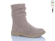 Ботинки Sali 19 капучино з беж-п.демі от магазина Frison