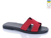 Шлепанцы Garti 8 червоний замш от магазина Frison