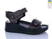 Босоножки Garti 006 коричневий шк. от магазина Frison