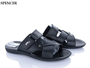 Шлепанцы Spencer 2402 чорний от магазина Frison