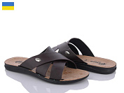 Шлепанцы Malibu 2024-005-2 коричневий батал от магазина Frison