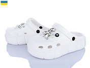 Кроксы Golden Lion 152-2-6 песик білий от магазина Frison