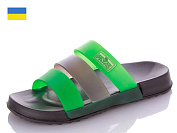 Шлепанцы Payas Payas М силик зел-сер от магазина Frison