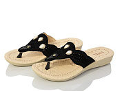 Шлепанцы Demur 2024-047 black от магазина Frison