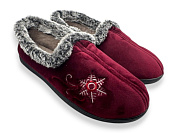 Тапочки Rai Shoes 2202 бордовий от магазина Frison