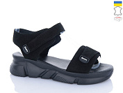 Босоножки Garti 17 чорний замш от магазина Frison