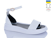 Босоножки Garti 15 білий шк. от магазина Frison