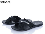 Шлепанцы Spencer 0301Б чорний батал от магазина Frison