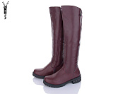 Сапоги Lilin ALR06-6 wine-red от магазина Frison