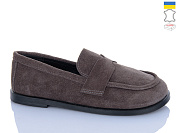 Туфли Sali 12-1 сірий з чор-п. от магазина Frison