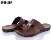 Шлепанцы Spencer 10348 коричневий от магазина Frison