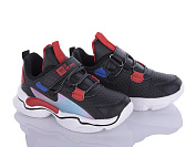 Кроссовки Viktoria FB202-1-12 black-red от магазина Frison