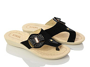 Шлепанцы Demur 2024-046 black от магазина Frison