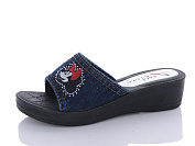 Шлепанцы Sali One ЖК009 синій от магазина Frison