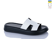 Шлепанцы Sali 506 білий чор-п. от магазина Frison