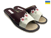 Тапочки Rai Shoes Капці 8 бордов-білий от магазина Frison