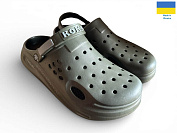 Кроксы Rai Shoes 516-017 хакі от магазина Frison