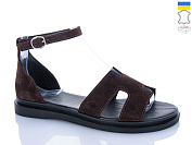 Босоножки Garti 12 коричневий замш от магазина Frison