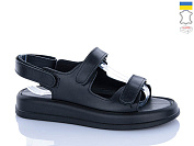 Босоножки Garti 002 чорний шк. от магазина Frison