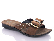 Шлепанцы Malibu Bant-brown от магазина Frison