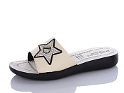 Шлепанцы Sali One 8150 бежевий от магазина Frison