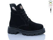 Ботинки Sali 55 чорний з чор-п.зима от магазина Frison
