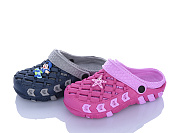 Кроксы Jibukang 02A-6301 fuchsia-grey mix от магазина Frison