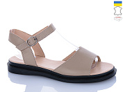 Босоножки Sali 508 капучино к чор-п. от магазина Frison