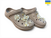 Кроксы Rai Shoes 413 капучіно от магазина Frison