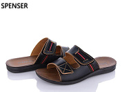 Шлепанцы Spencer 10497 чорний от магазина Frison