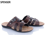 Шлепанцы Spencer 3554 коричневий от магазина Frison