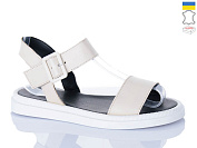 Босоножки Sali 913 бежевий біл-п. от магазина Frison