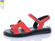 Босоножки Sali 513 червоний чор-п. от магазина Frison