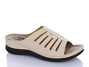 Шлепанцы Sali One 201-01 бежевий от магазина Frison