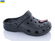 Кроксы Inblu 017 чорний от магазина Frison