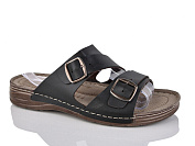 Шлепанцы Demur 2004-1 чорний от магазина Frison