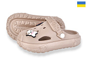 Кроксы Rai Shoes 3001 бежевий от магазина Frison