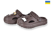 Кроксы Rai Shoes 3001 коричневий от магазина Frison