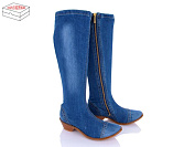 Сапоги Mona Liza 315 синий-серый от магазина Frison