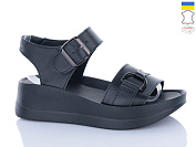 Босоножки Sali 1718-3 чорний шкіра чор-п от магазина Frison