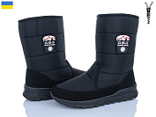 Дутики Lvovbaza 4335 чорний от магазина Frison