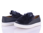 Слипоны Doremi FL1821 navy от магазина Frison