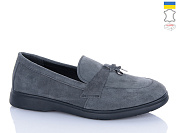 Туфли Sali A1-2 графіт з чор-п. от магазина Frison