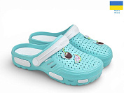 Кроксы Rai Shoes СД48 бірюза от магазина Frison