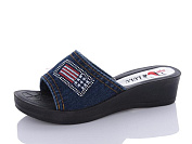 Шлепанцы Sali One ЖК006 синій от магазина Frison