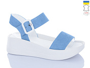 Босоножки Sali 1721 блакитний з біл-п. от магазина Frison