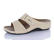 Шлепанцы Sali One 416 бежевий от магазина Frison