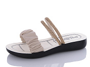 Шлепанцы Sali One 8122 бежевий от магазина Frison