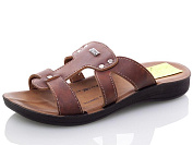 Шлепанцы Lenase LS1057 корич от магазина Frison